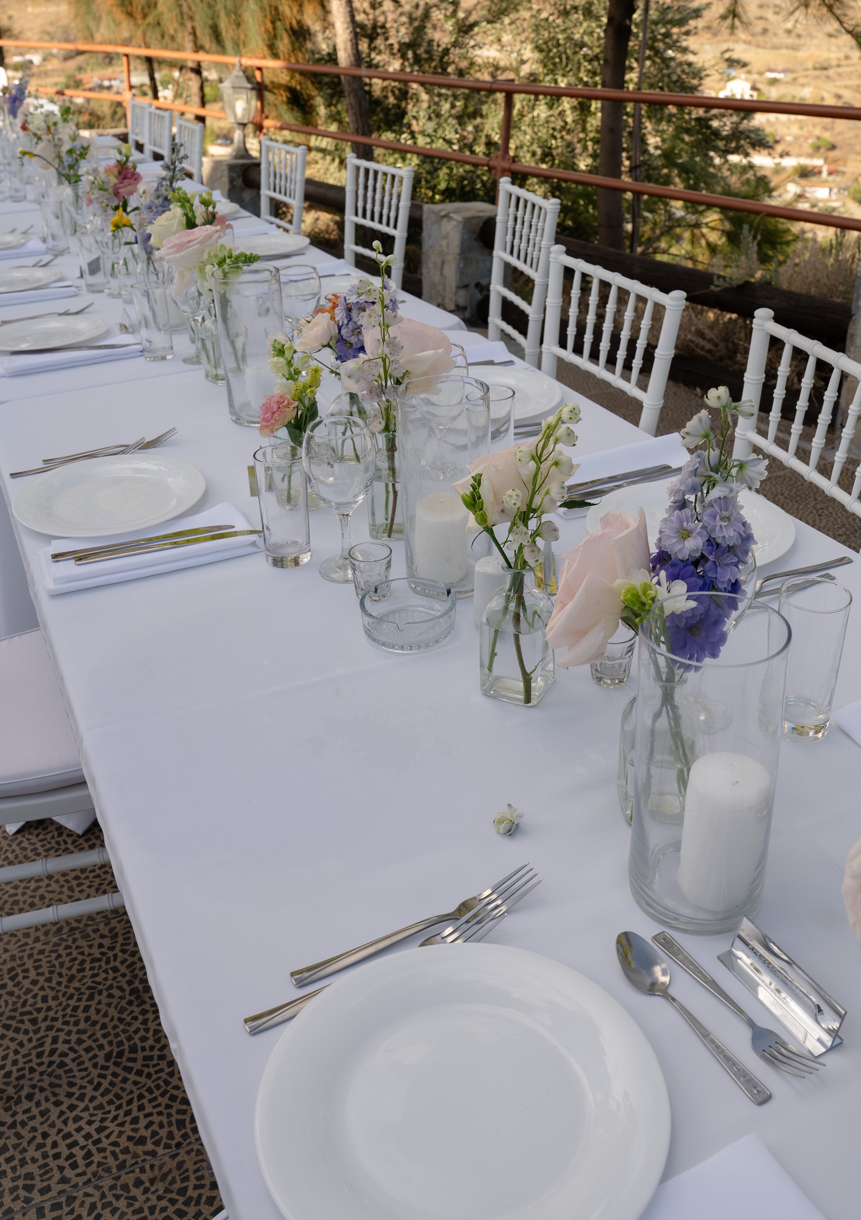 Luxury mirror name tags - Wedding place cards